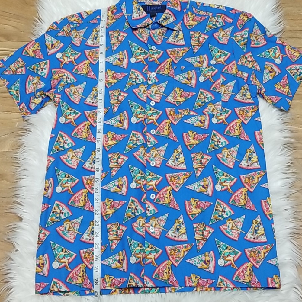 Haspel | Pizza & Pin Up Girl Shirt - Picture 8 of 10